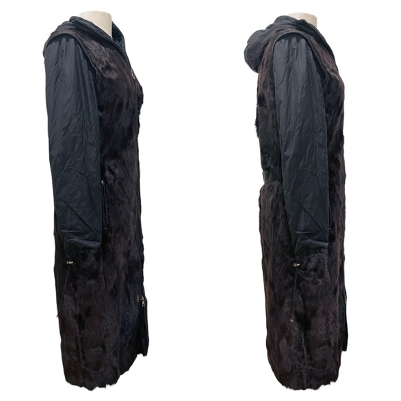 Prada genuine fur coat  with detachable sleeves Y2K - Picture 2 of 16